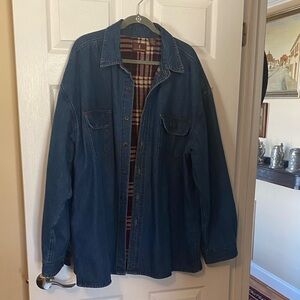 Men's Classic Blue Denim Shirt Jacket